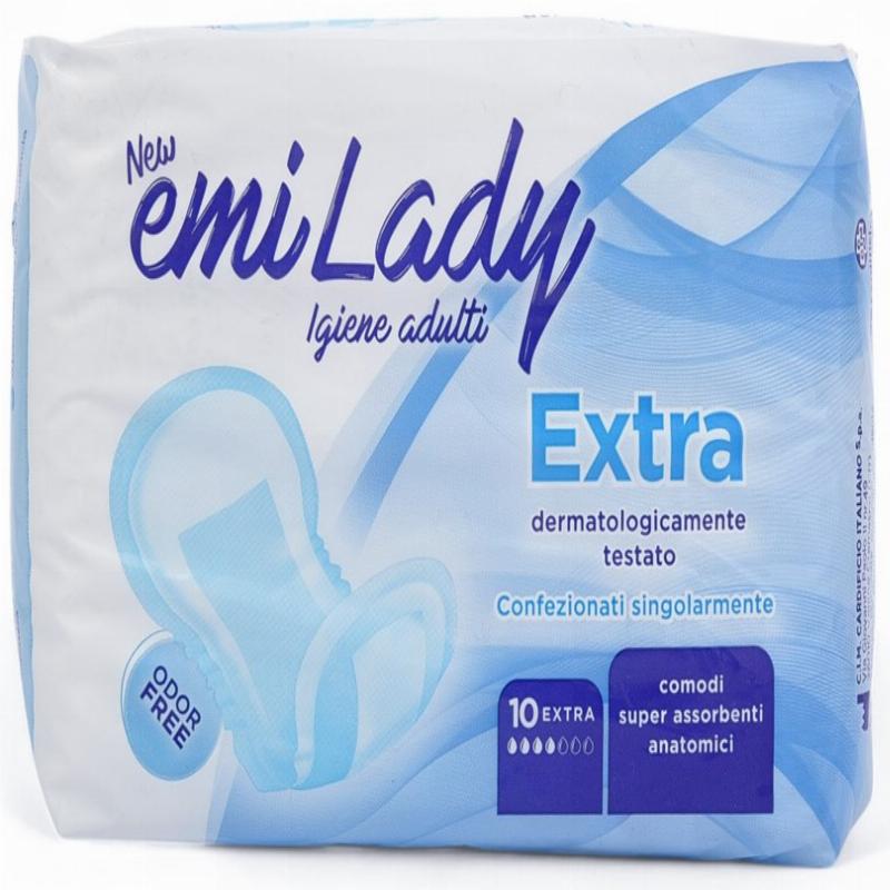 ЖІНОЧІ УРОЛОГІЧНІ ПРОКЛАДКИ EMI LADY EXTRA/СКЛАДЕНІ 4 краплі